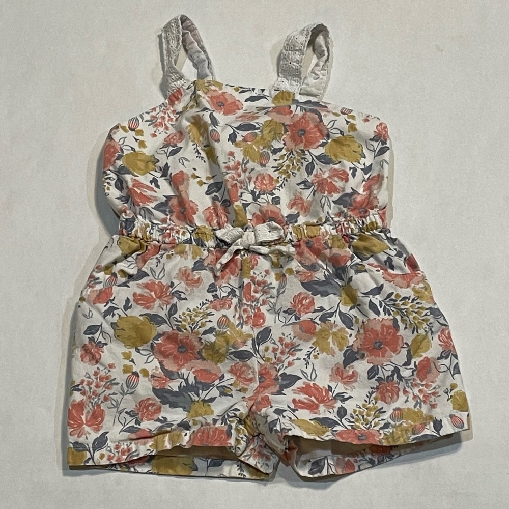 Tommy Bahama Floral One-Piece Romper  Kids Toddler Girls Sz 2T